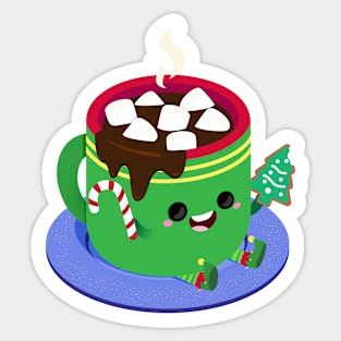 Festive Hot Chocolate Sticker